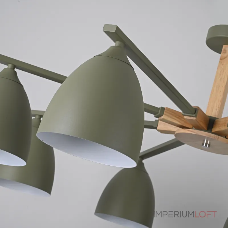 Потолочная люстра NOA 8 Olive
