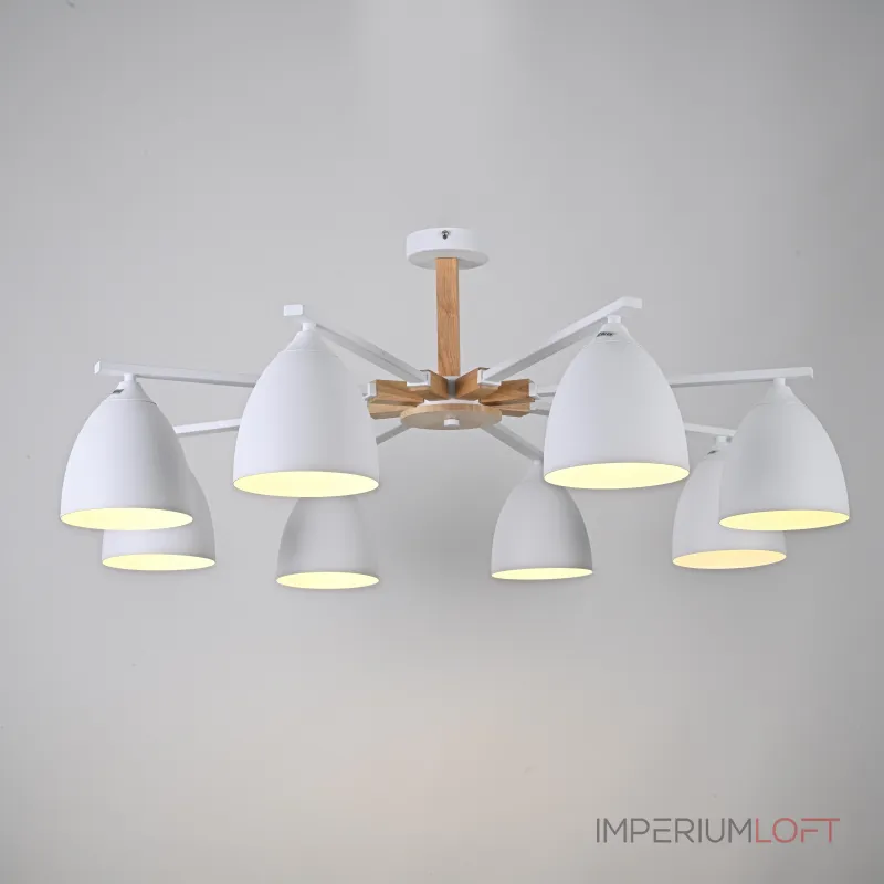 Потолочная люстра NOA 8 White