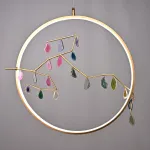 Подвесной светильник AGATE 10 multicolour D60 от ImperiumLoft