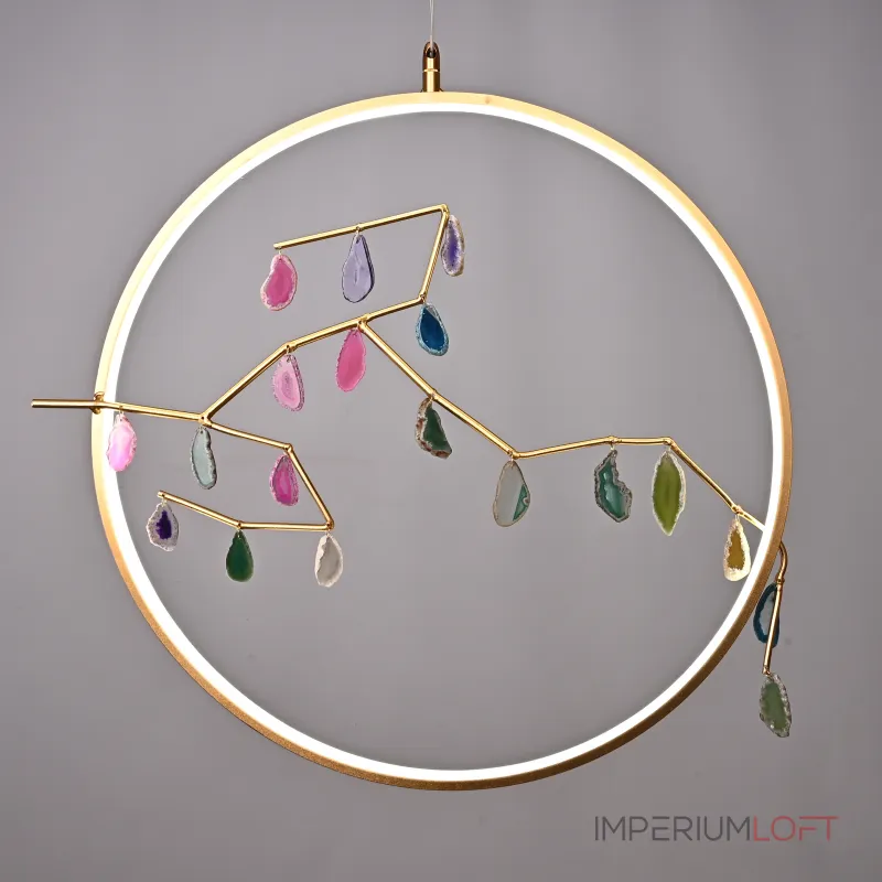 Подвесной светильник AGATE 10 multicolour D60 от ImperiumLoft