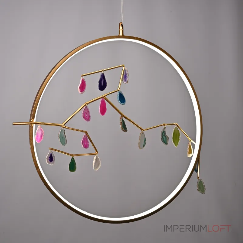 Подвесной светильник AGATE 10 multicolour D60 от ImperiumLoft