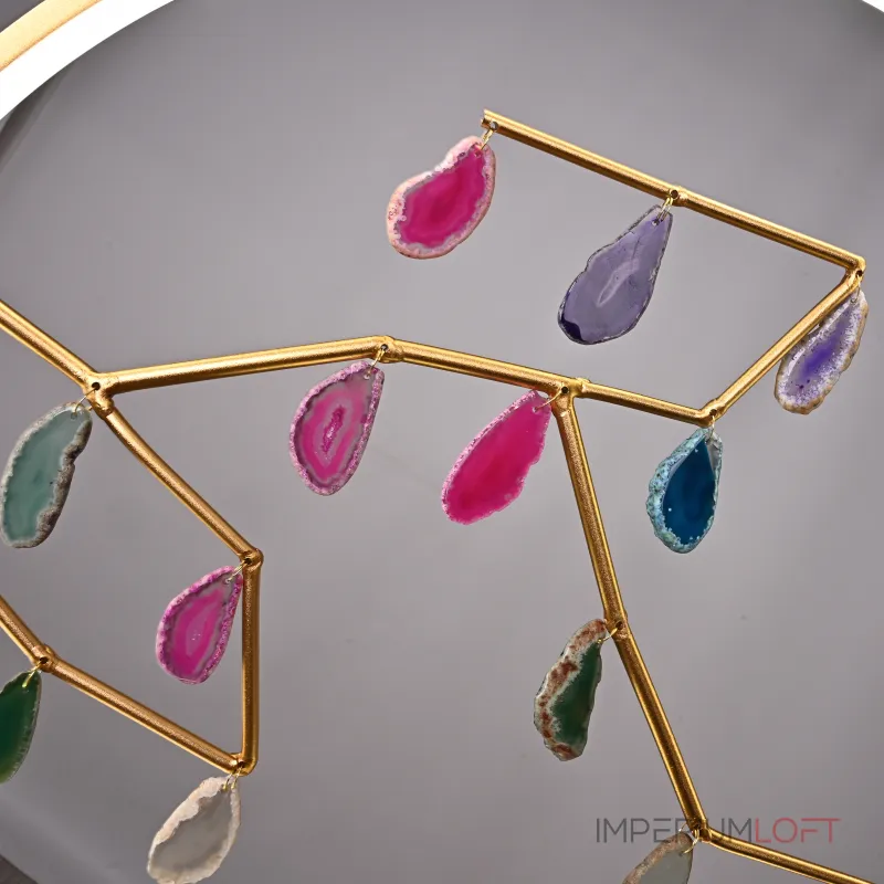 Подвесной светильник AGATE 10 multicolour D60 от ImperiumLoft