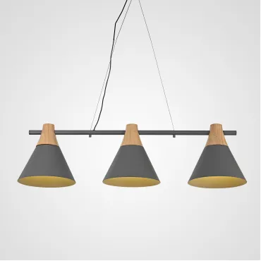 Реечный подвесной светильник NEXT Gray