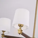 Люстра на штанге Jorgenson D85 White/Dark wood