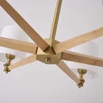 Люстра на штанге Jorgenson D85 White/Light wood