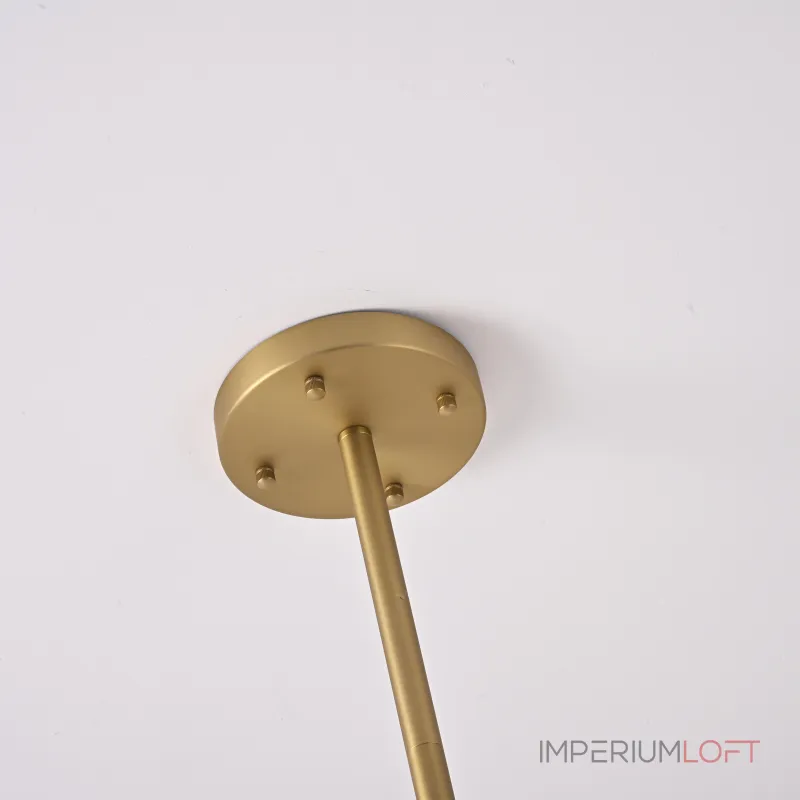 Люстра на штанге Jorgenson D70 Beige/Dark wood