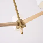 Люстра на штанге Jorgenson D70 White/Light wood