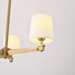 Люстра на штанге Jorgenson D70 White/Light wood