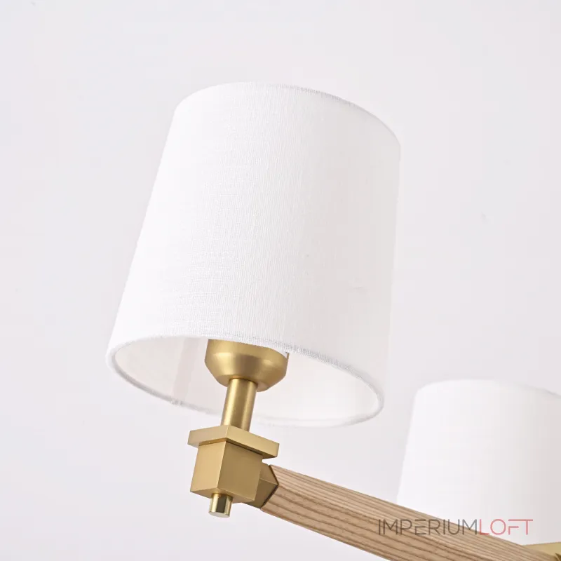 Люстра на штанге Jorgenson D70 White/Light wood