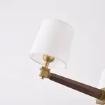 Люстра на штанге Jorgenson D70 White/Dark wood