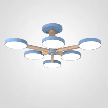 Потолочная люстра TURNA L6 Blue