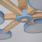 Потолочная люстра TURNA L6 Blue