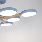 Потолочная люстра TURNA L8 Blue