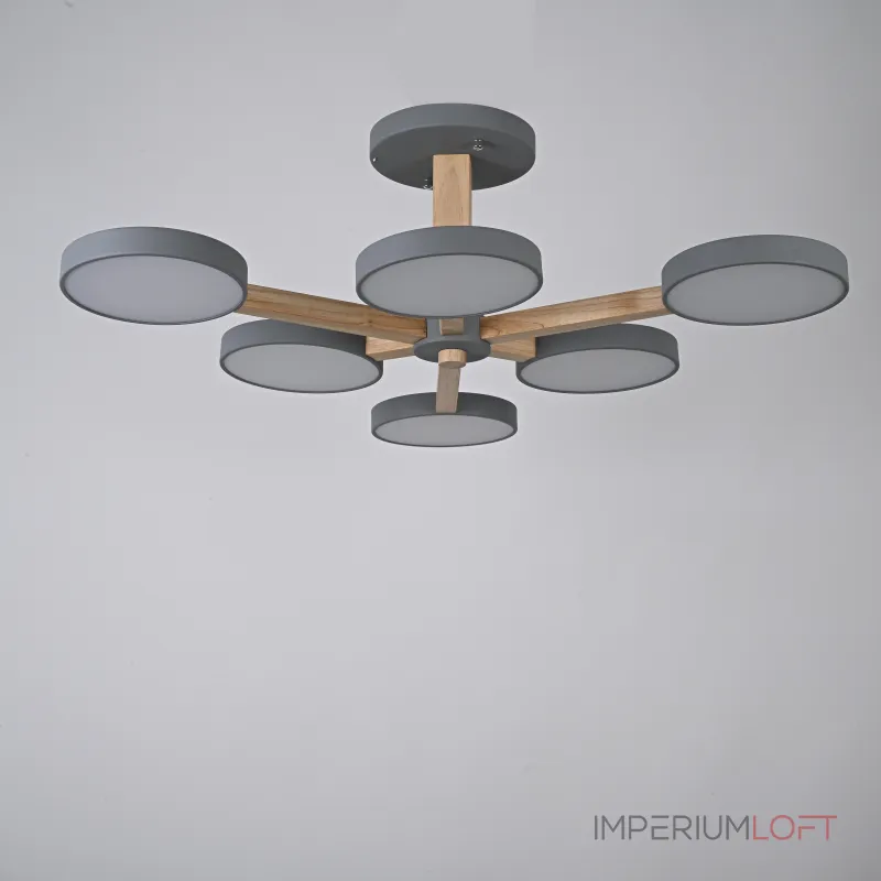 Потолочная люстра TURNA L6 Grey