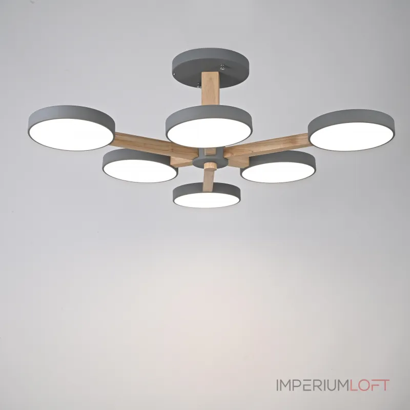 Потолочная люстра TURNA L6 Grey