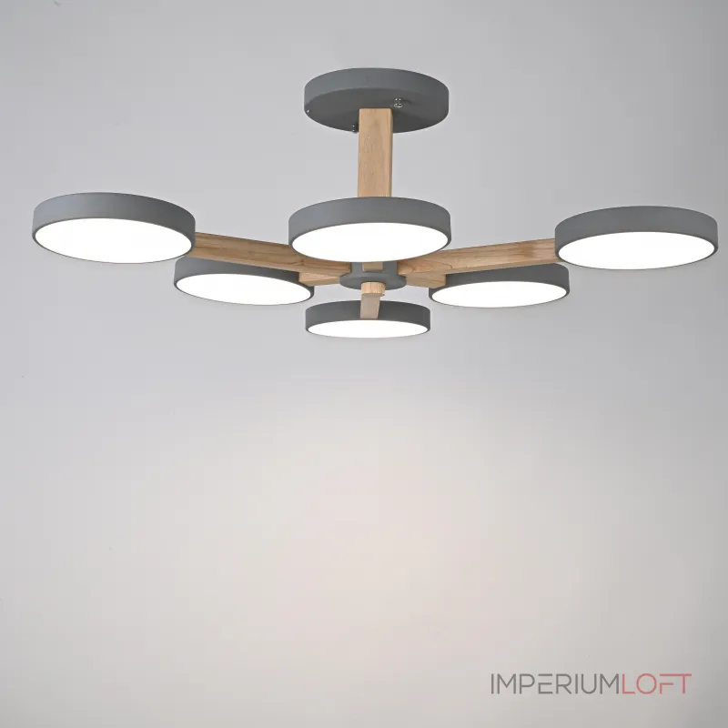 Потолочная люстра TURNA L6 Grey