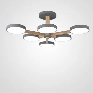 Потолочная люстра TURNA L6 Grey Потолочная люстра TURNA L6 Grey