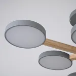 Потолочная люстра TURNA L6 Grey