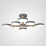 Потолочная люстра TURNA L8 Grey