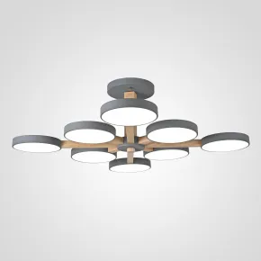 Потолочная люстра TURNA L8 Grey