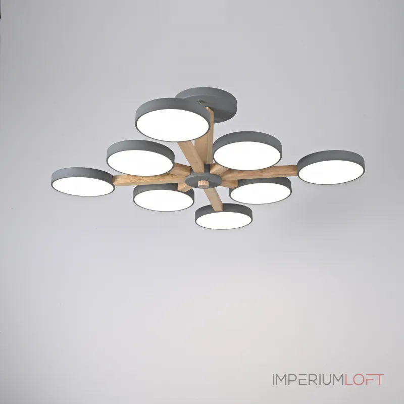 Потолочная люстра TURNA L8 Grey