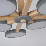 Потолочная люстра TURNA L8 Grey