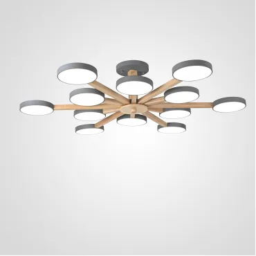 Потолочная люстра TURNA L12 Grey