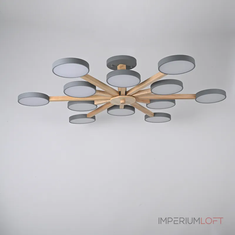 Потолочная люстра TURNA L12 Grey