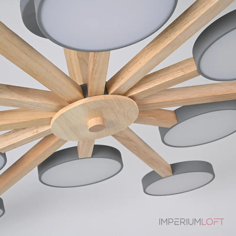 Потолочная люстра TURNA L12 Grey