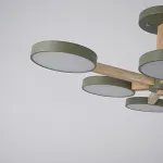 Потолочная люстра TURNA L6 Khaki