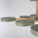 Потолочная люстра TURNA L8 Khaki