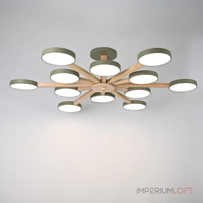 Потолочная люстра TURNA L12 Khaki