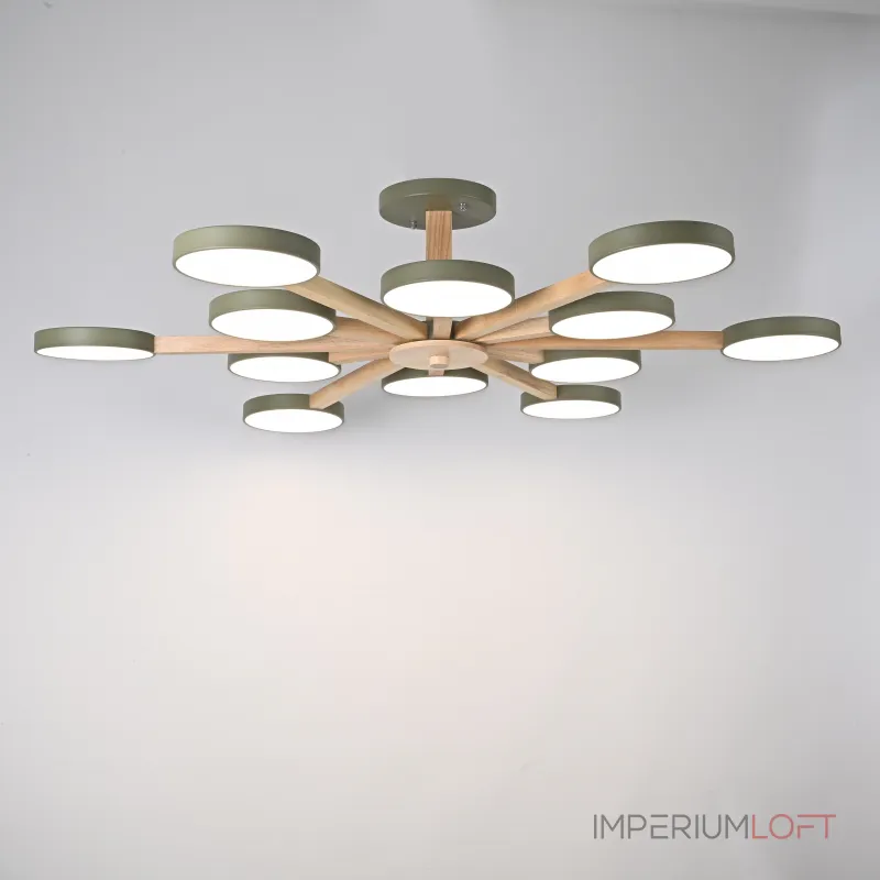 Потолочная люстра TURNA L12 Khaki