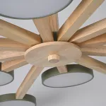 Потолочная люстра TURNA L12 Khaki