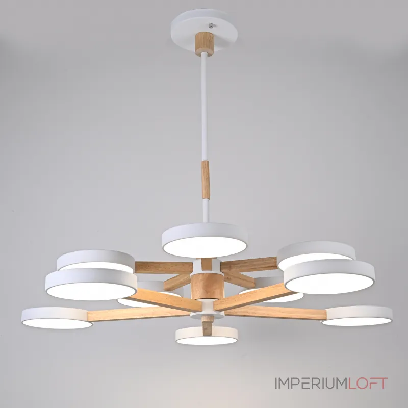 Люстра на штанге TURNA DBL L10 White