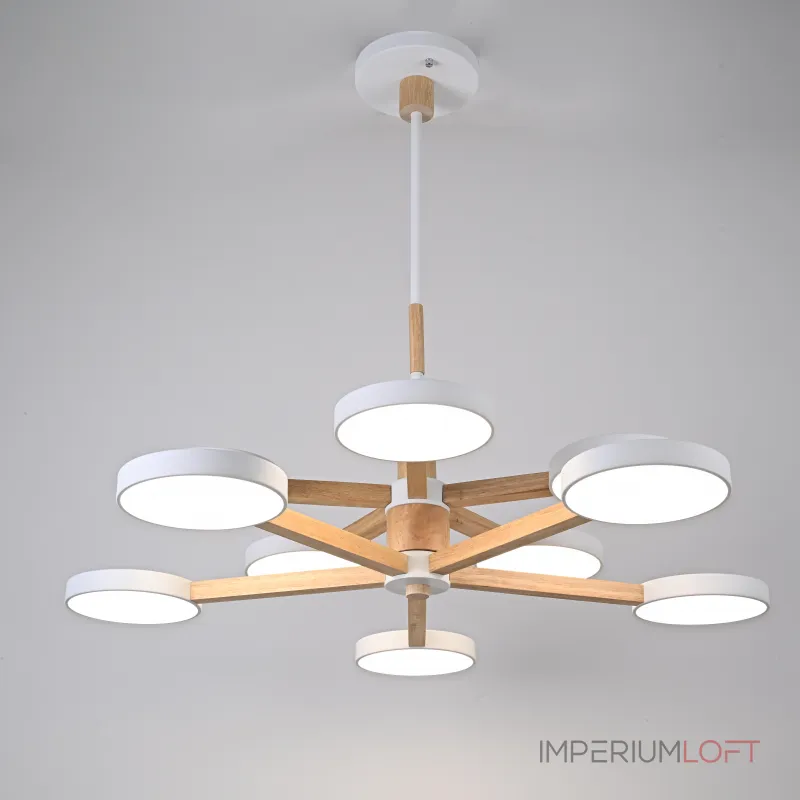 Люстра на штанге TURNA DBL L10 White