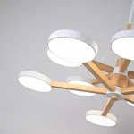 Люстра на штанге TURNA DBL L10 White