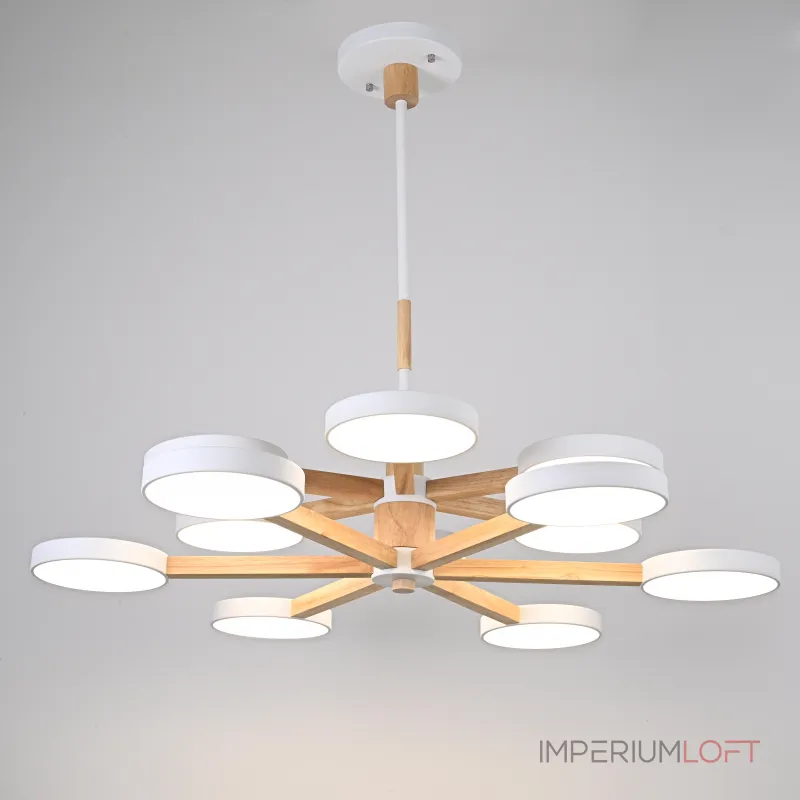 Люстра на штанге TURNA DBL L12 White