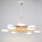 Люстра на штанге TURNA DBL L12 White