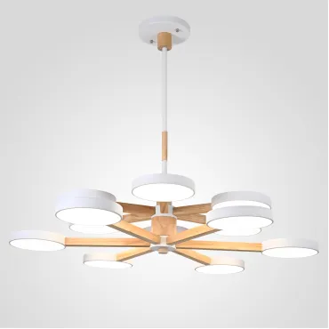 Люстра на штанге TURNA DBL L12 White