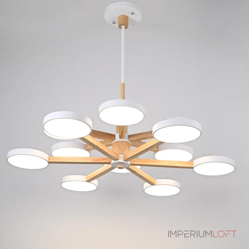 Люстра на штанге TURNA DBL L12 White