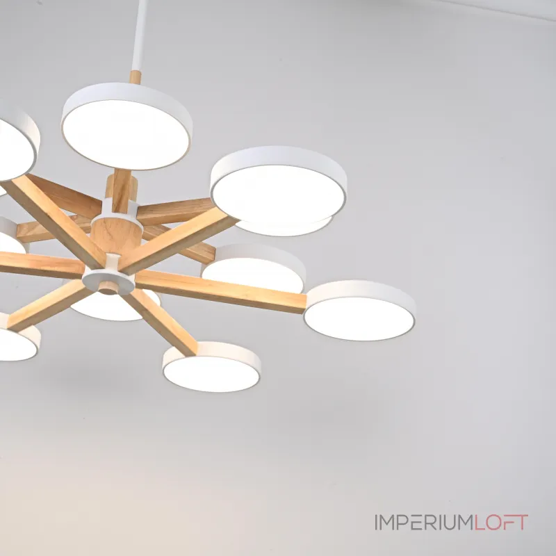 Люстра на штанге TURNA DBL L12 White