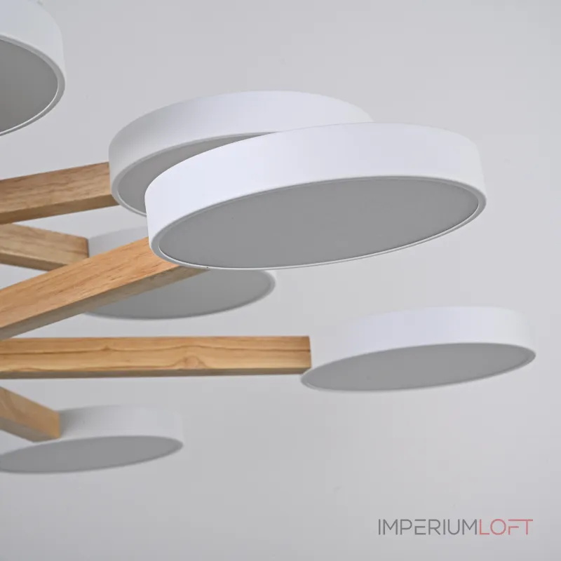 Люстра на штанге TURNA DBL L12 White