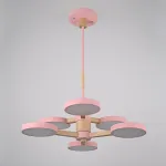 Люстра на штанге TURNA DBL L6 Pink