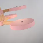 Люстра на штанге TURNA DBL L6 Pink