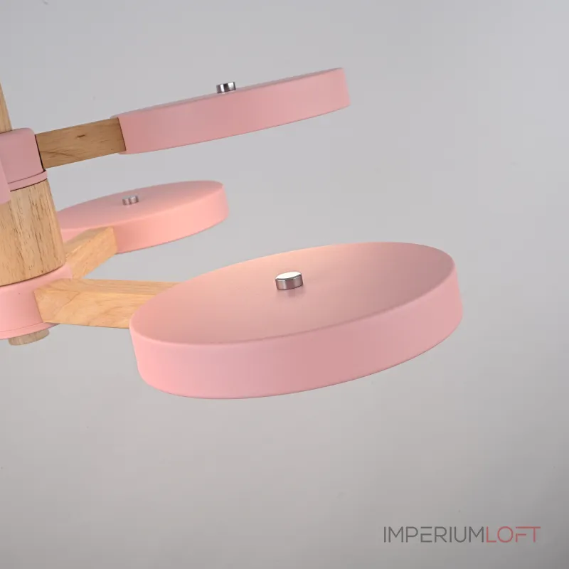 Люстра на штанге TURNA DBL L6 Pink