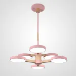 Люстра на штанге TURNA DBL L6 Pink