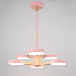 Люстра на штанге TURNA DBL L6 Pink