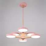 Люстра на штанге TURNA DBL L6 Pink