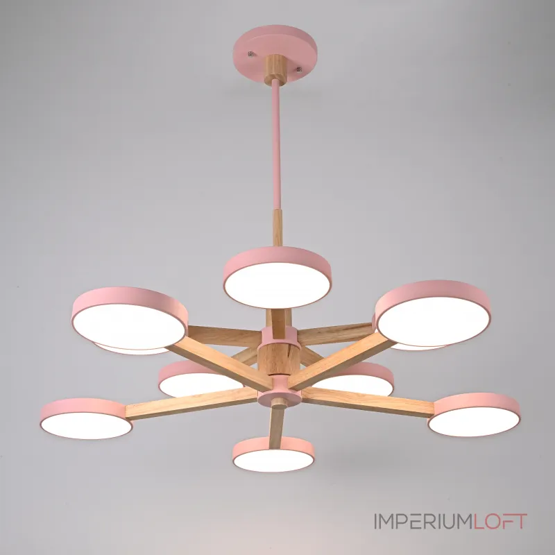 Люстра на штанге TURNA DBL L10 Pink